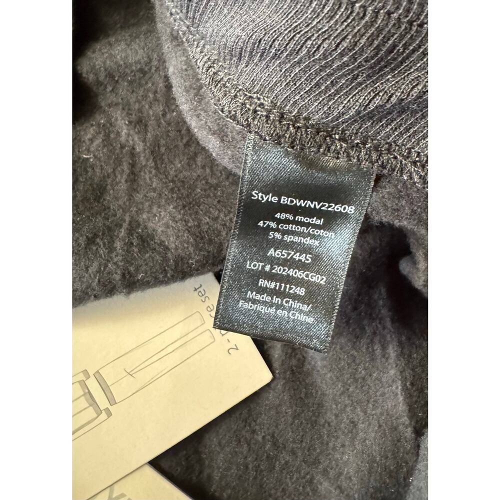 QVC Barefoot Dreams Lite Pullover & Straight Leg Pant NWT COLOR BLACK SIZE MP - Picture 9 of 11